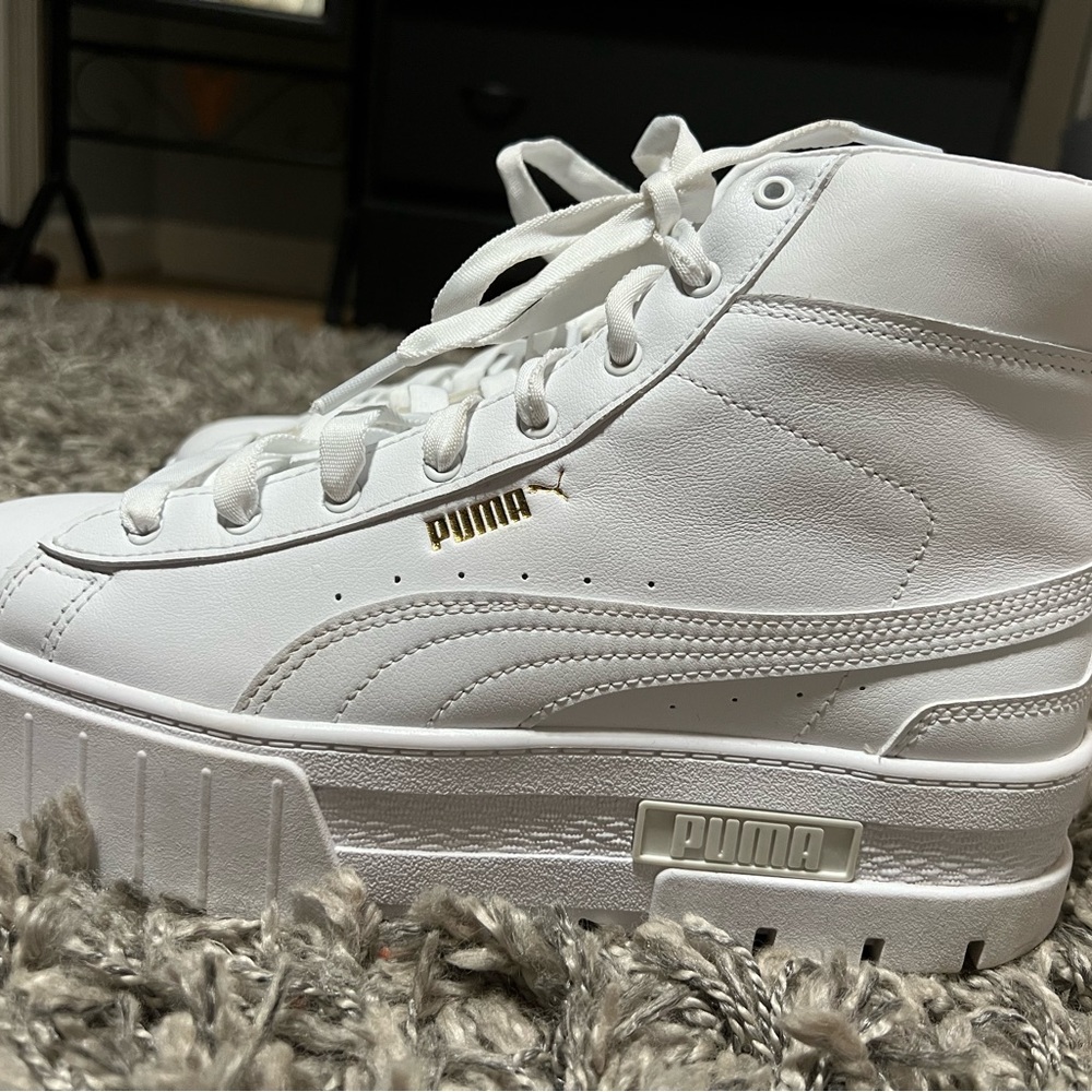 COPY - Puma Mayze White Platform Sneaker